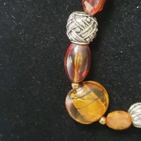 Avon Beaded Chic Necklace & Bracelet Set / Nature - Picture 10 of 11